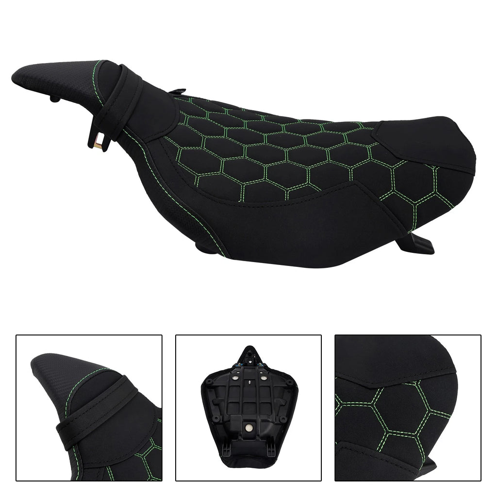 Front Driver Seat Cushion for Kawasaki Z1000 (2014–2025) Green2