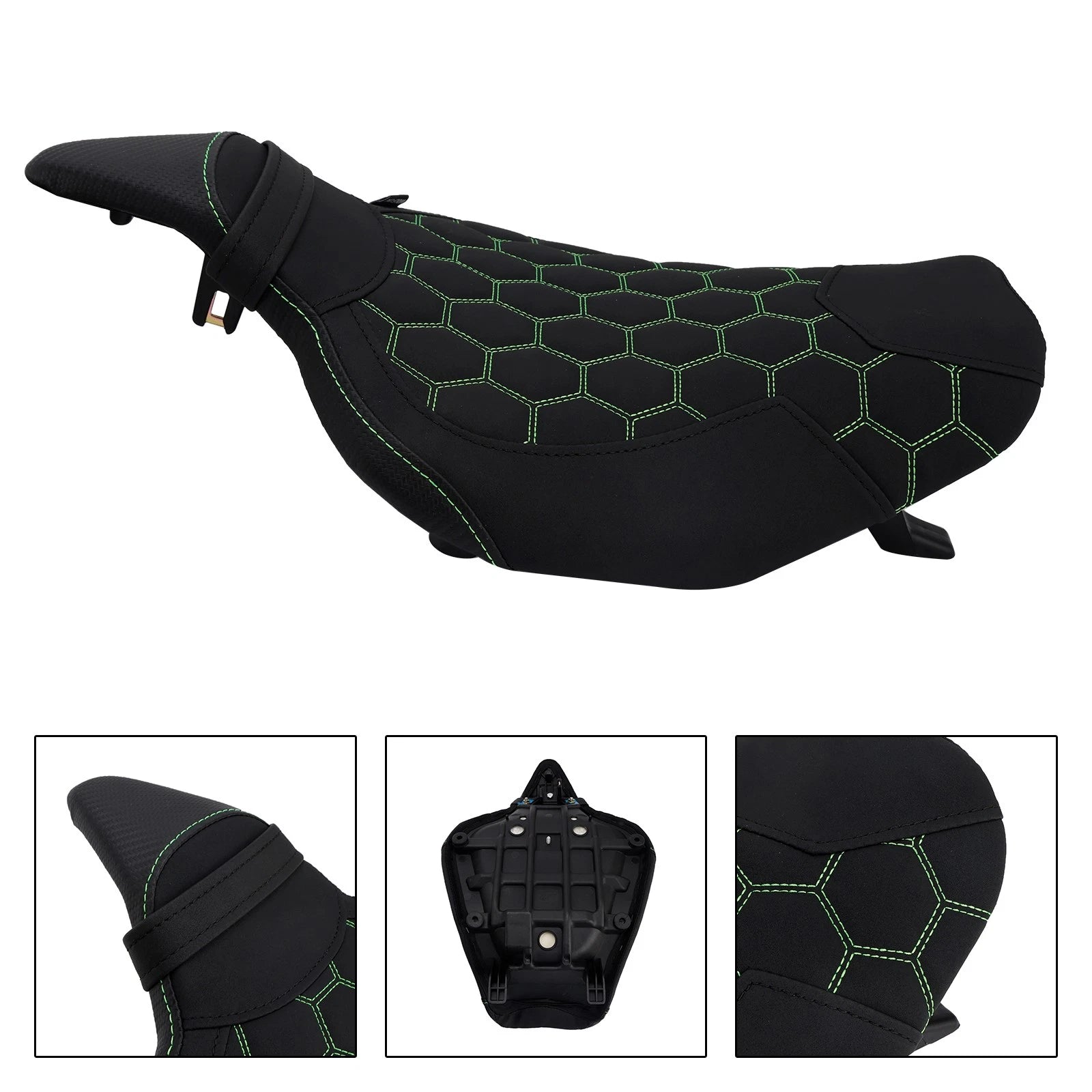Front Driver Seat Cushion for Kawasaki Z1000 (2014–2025) Green2