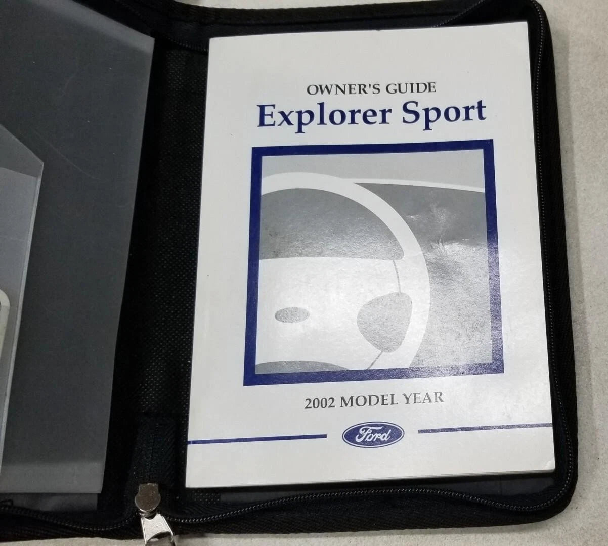 Owners Manual Inserts and Case for Ford Explorer (2002)
