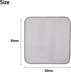 48 Pack Microfiber Dish Cloths for Kitchen Cleaning 30x30 cm Gray