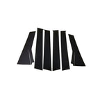 Glossy Black Door Window Pillar Post Covers for Honda Fit Jazz (2014-2019)