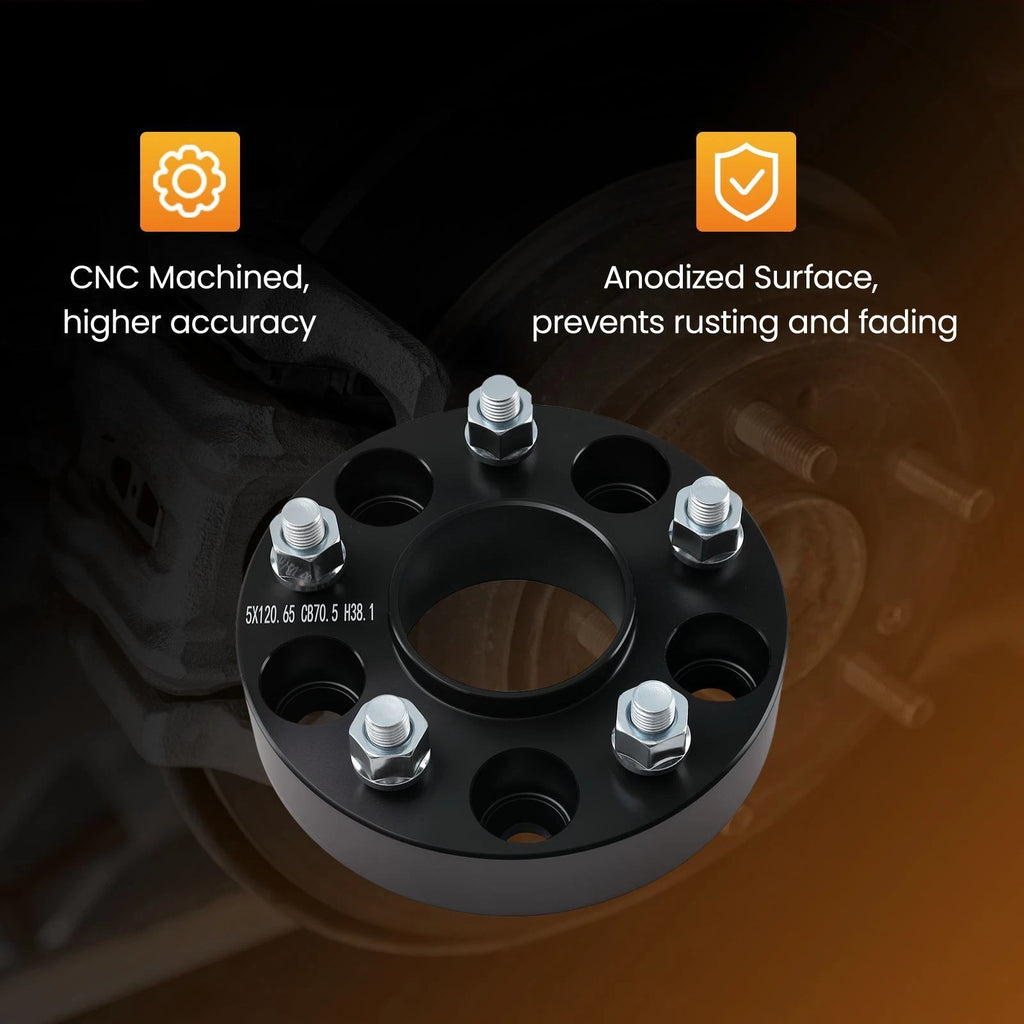 38.1mm Hub Centric Spacers for Chevrolet Camaro Pontiac Firebird (1982–2002) 70.5mm