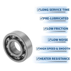 6204 Deep Groove Ball Bearings for Scooter Skateboard Wheel (20x47x14mm)