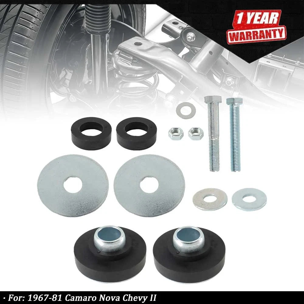 Subframe to Radiator Core Holder Bushing Kit for Chevy II Camaro (1967–1981)
