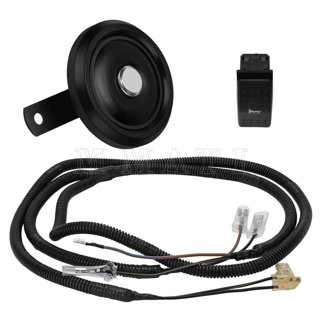Horn w/ Wire & Switch Kit for Kawasaki Mule Pro-MX KAF700 (2019–2024)