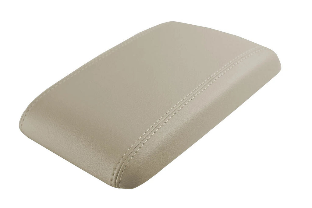 Leather Console Lid Pull Over Cover for Cadillac DTS (2006–2011) Beige