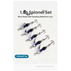 5PCS Spinner Bait Lures for Lake River Use (Reflective Rotating Spoon)