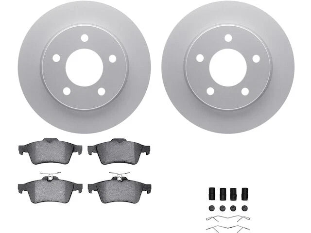 Rear Brake Pad and Rotor Kit for Mazda 3 Sport (2010–2013) VT525TR