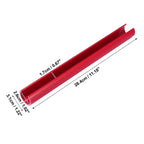 Pair ABS Front Grille Trim Strips Cover Red for BMW 5 6 7 Series 