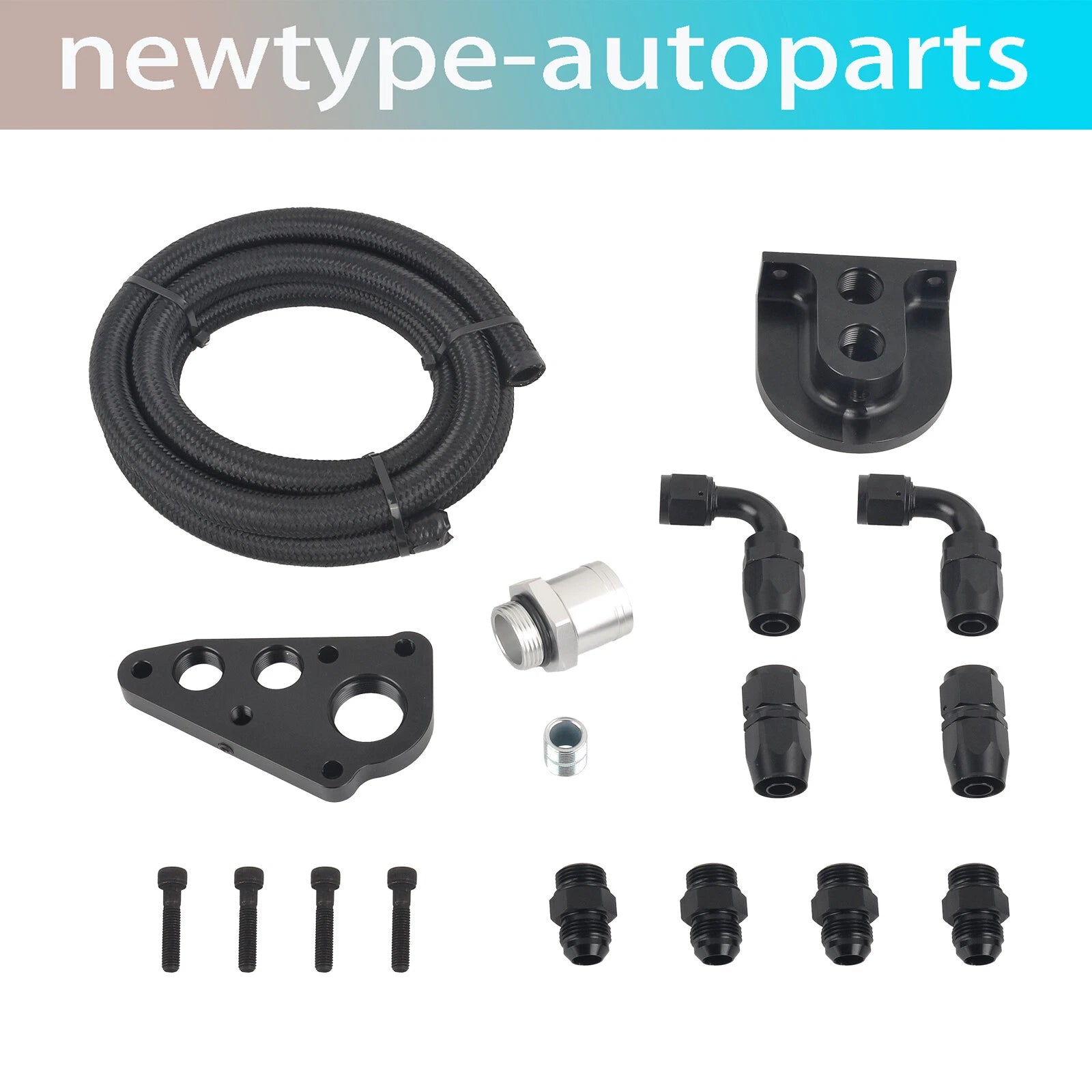 Oil Filter Relocation Kit for Ford Mustang F150 F250 (1996–2010) 4.6/5.4 Coyote