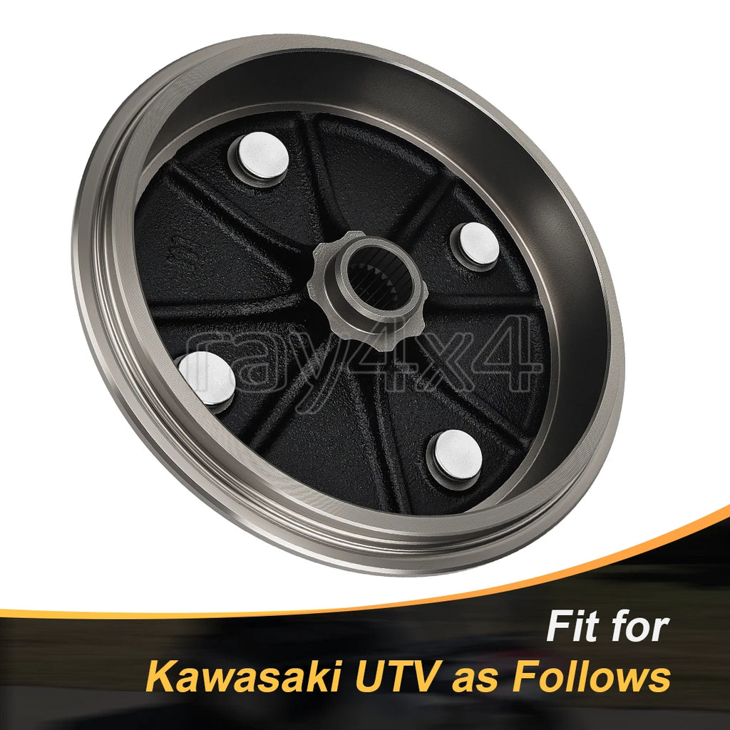 Front Brake Drum for Kawasaki Mule 2010/2500/2510 (2010–2011) #:41038-1227