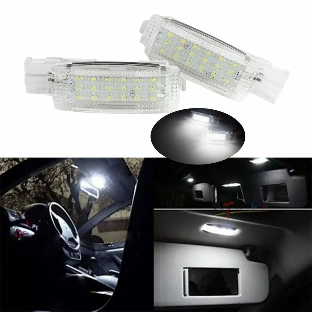 LED Sun Visor Vanity Mirror Light Lamp for Golf Passat Polo Scirocco Beetle