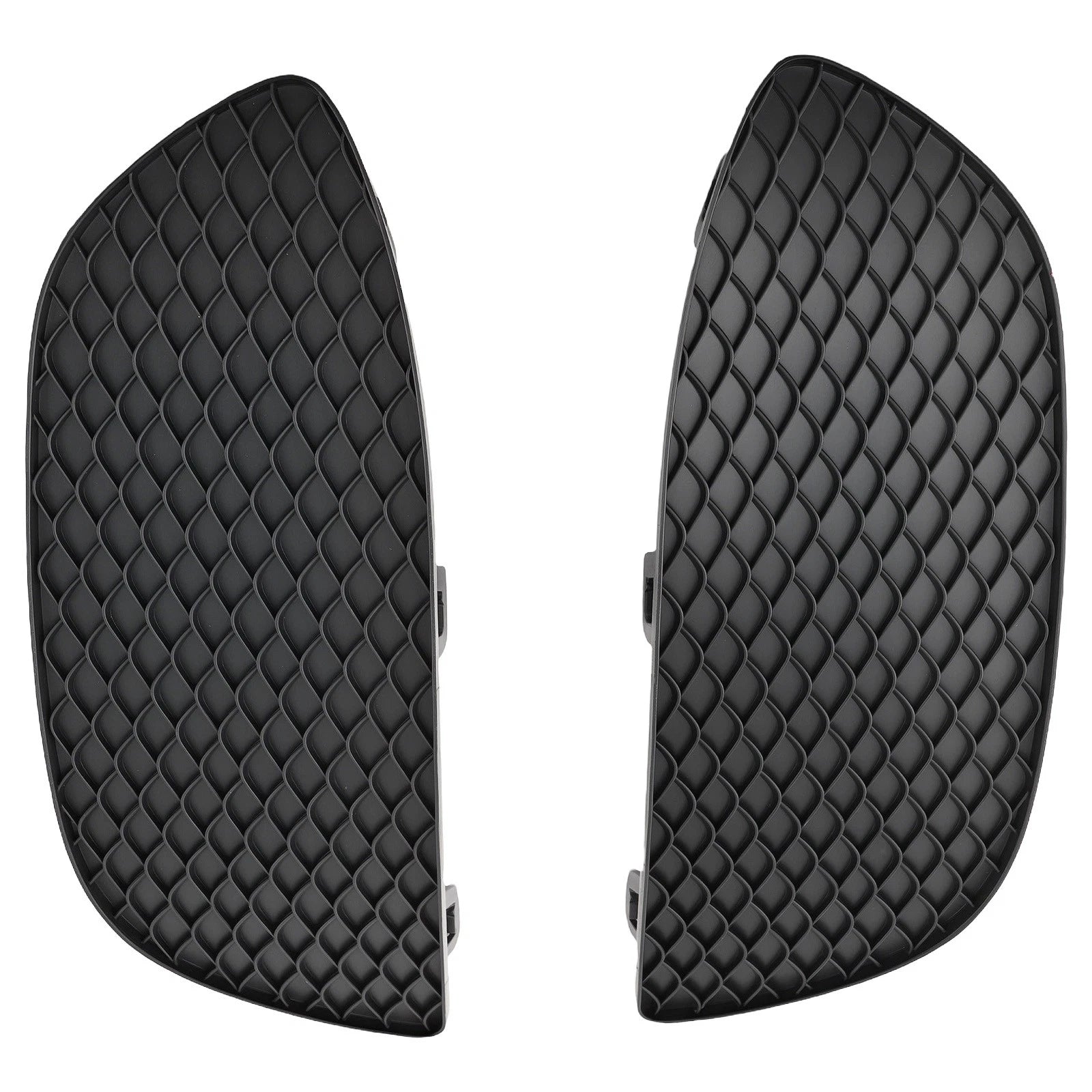 Pair Front Bumper Fog Lamp Grille for Mercedes-Benz C300 (2015–2018)