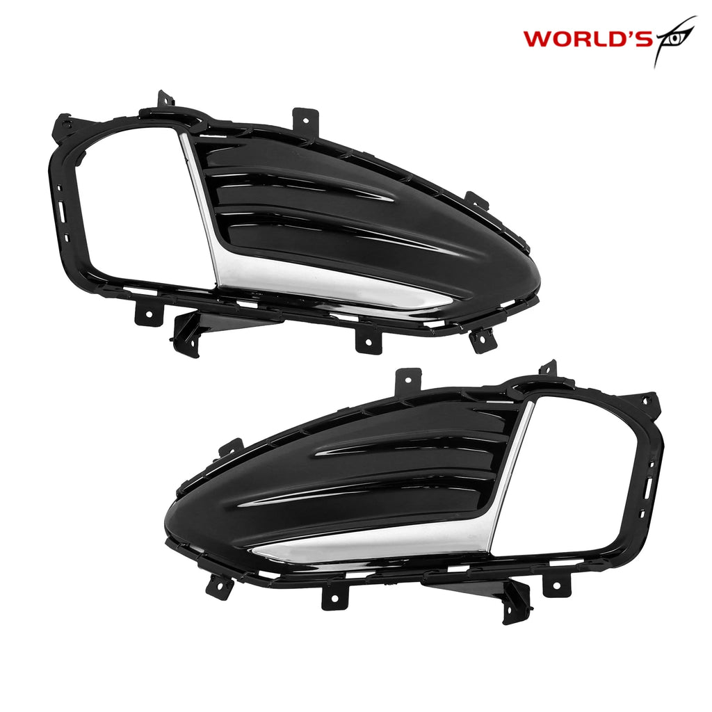Chrome Trim Fog Light Cover for Ford Edge (2019–2022)