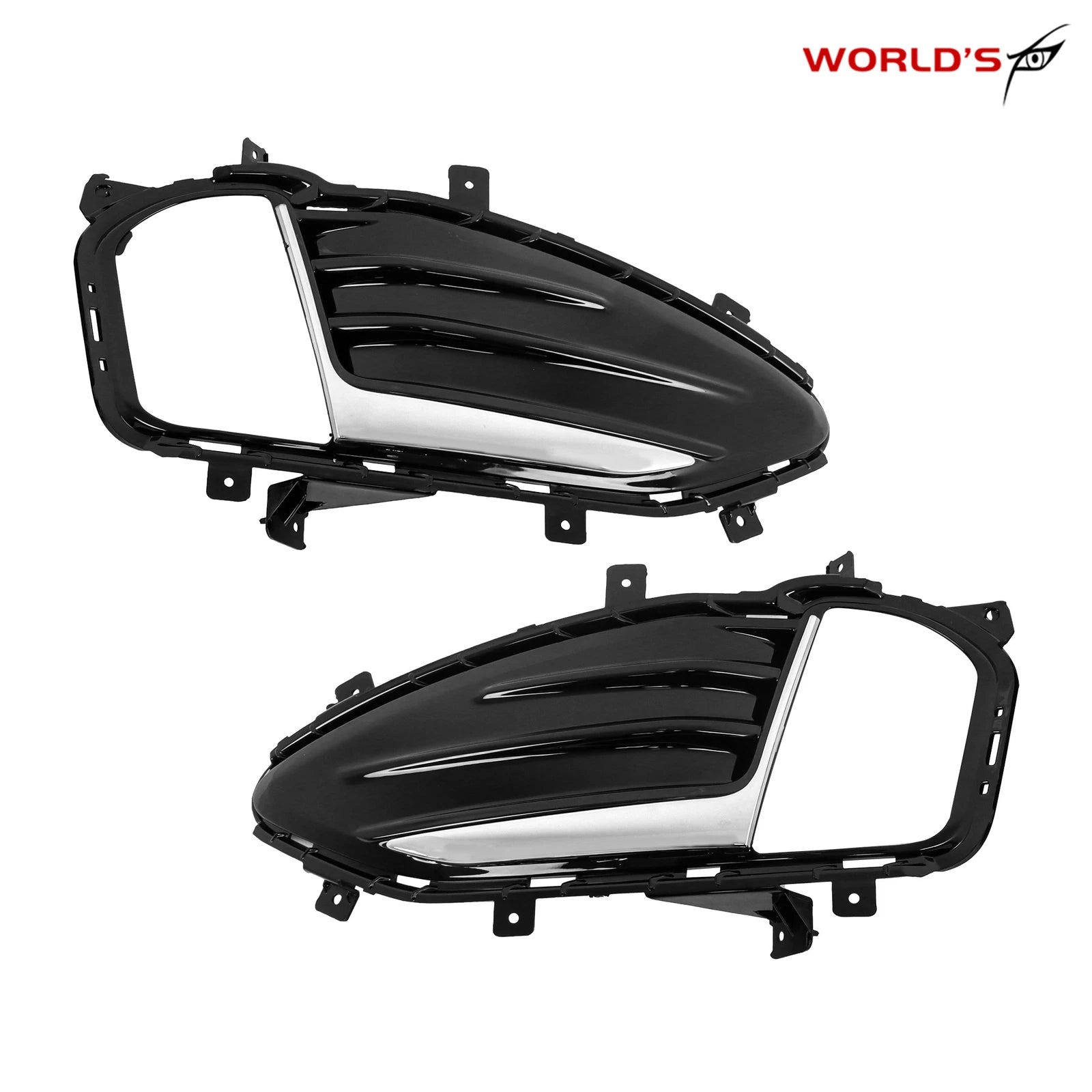 Chrome Trim Fog Light Cover for Ford Edge (2019–2022)