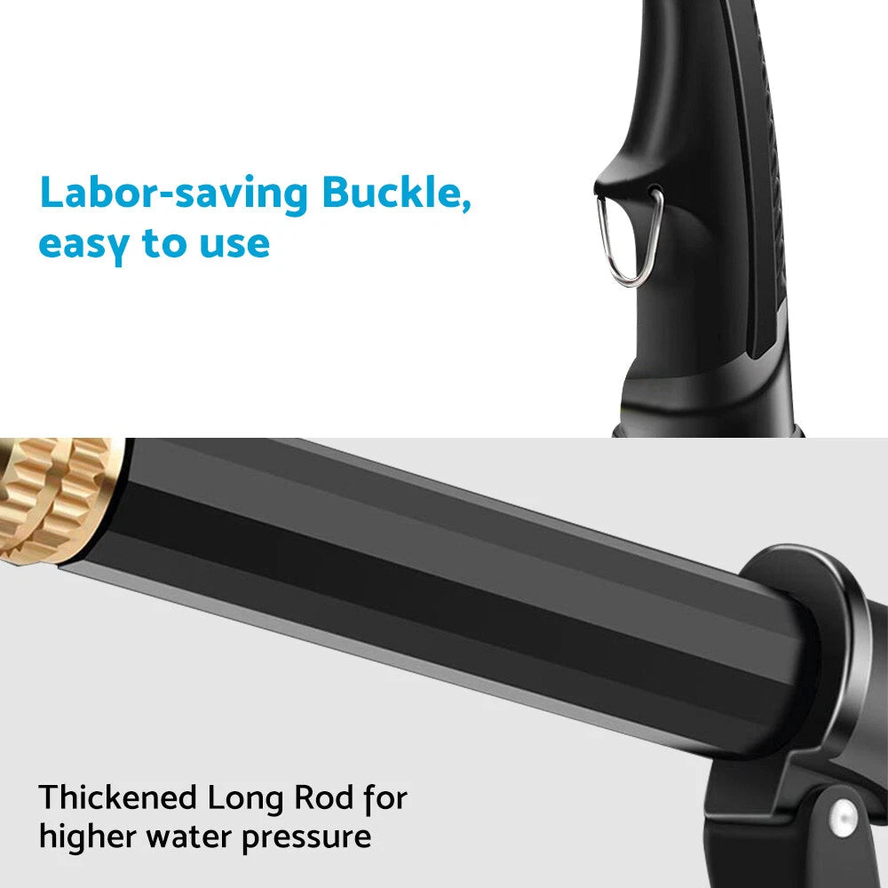 Stainless High Pressure Water Hose Spray Nozzle for Home Garden Car