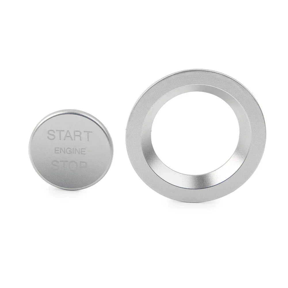 Keyless Engine Push Start Button w/ Ring for Land Rover & Jaguar (2013-2023)