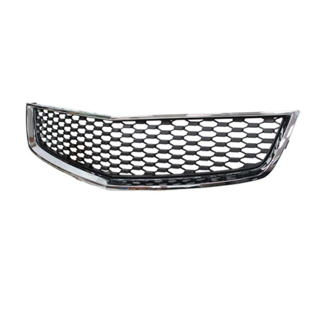 Replacement Black Chrome Plastic Front Lower Grille For 2010-2015 Chevy Equinox
