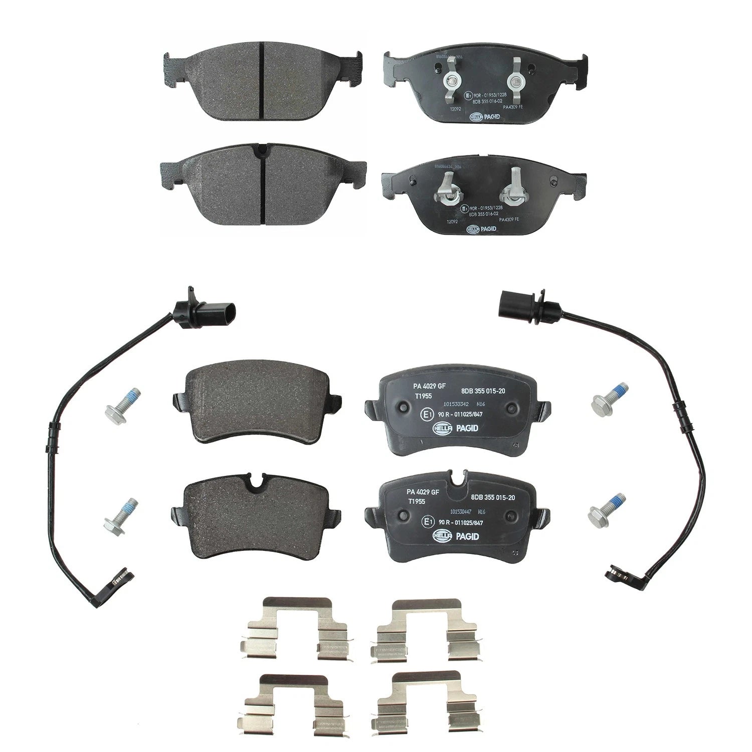 Disc Brake Pads Kit for Audi A8 Quattro (1995–2003)