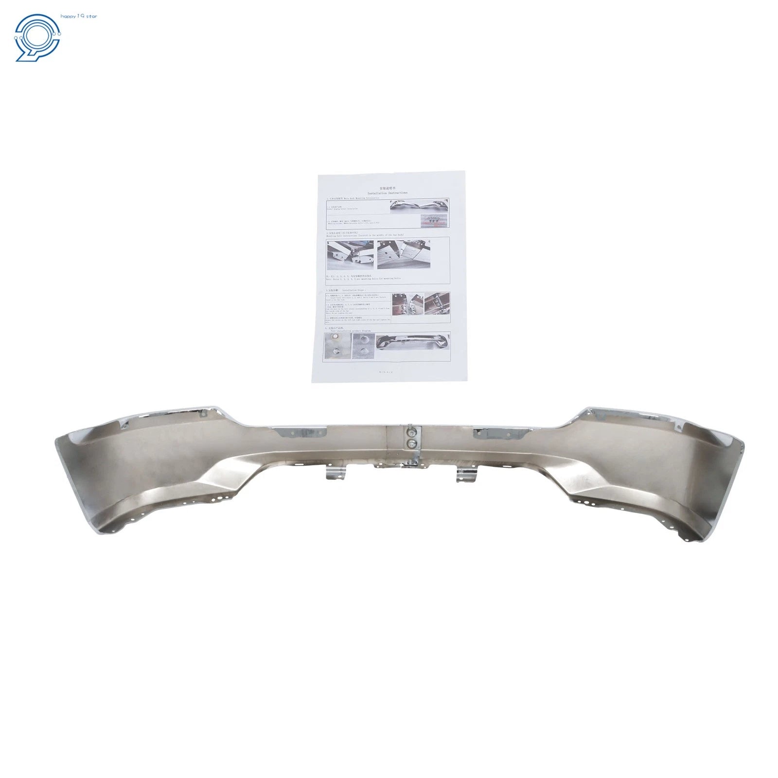 Chrome Front Bumper for Chevrolet Silverado 1500 (2016-2018)