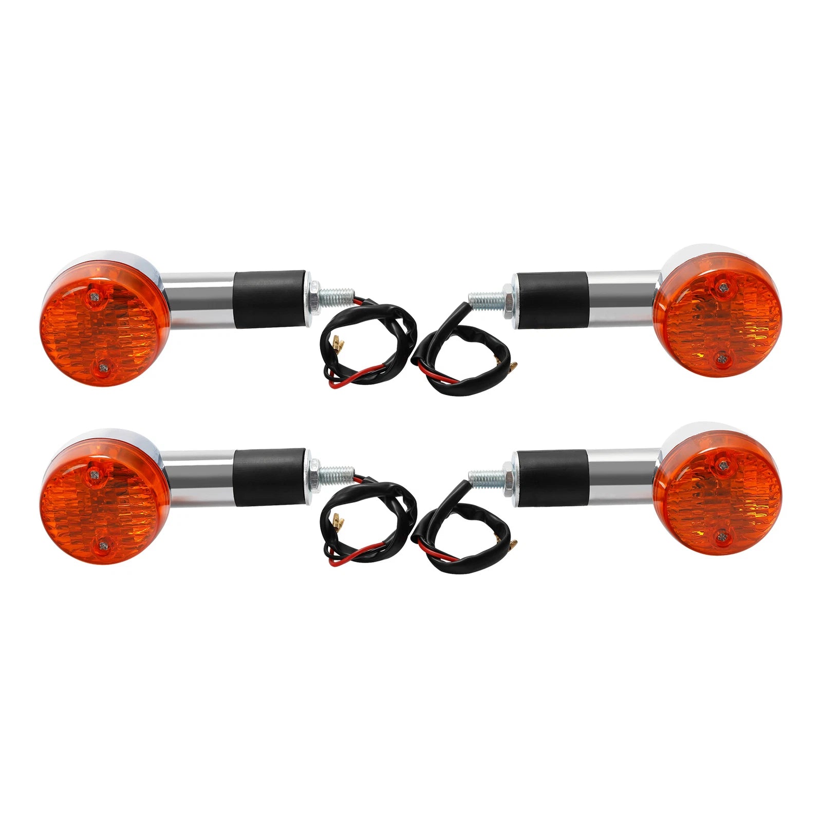 Set of 4 Turn Signal Lights for Kawasaki Vulcan 750 800 900 1500 1600 1700 2000