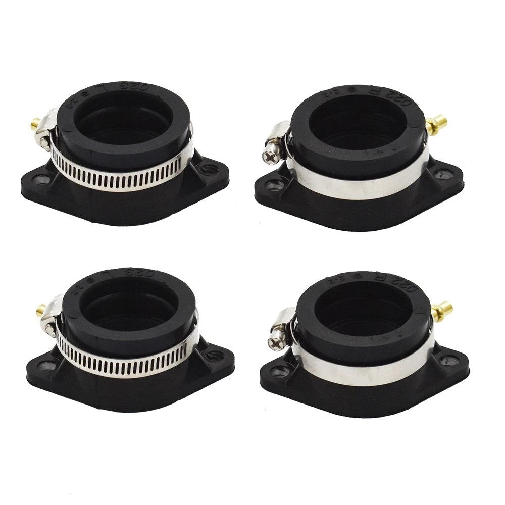 Set of 4 Carburetor Intake Manifold Boots for Kawasaki 1000 LTD Z1 KZ900 KZ1000