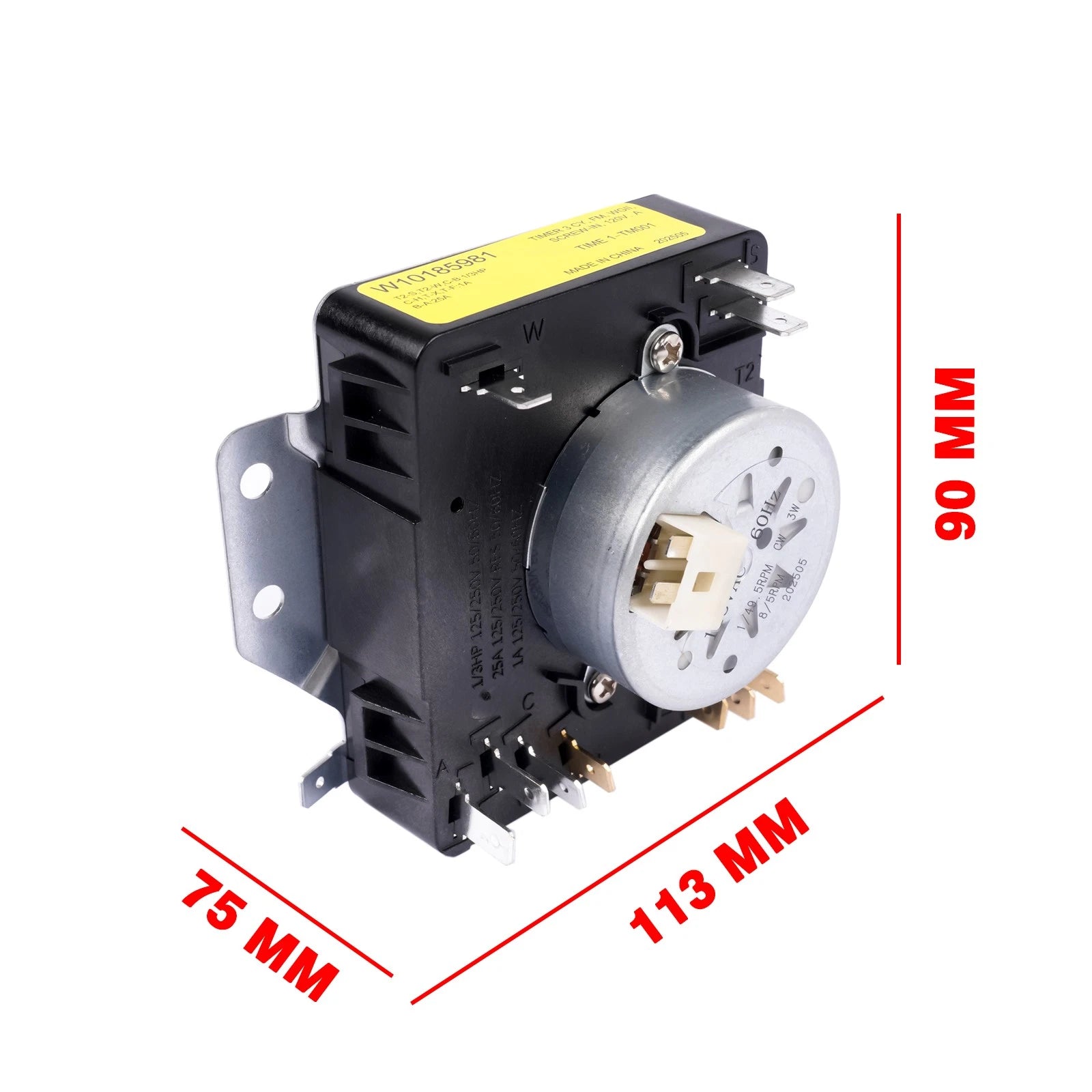 Electrical Dryer Timer Control for Whirlpool