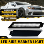 Front LED Side Marker Lights for Chevrolet Camaro (2010–2015) Smoked White