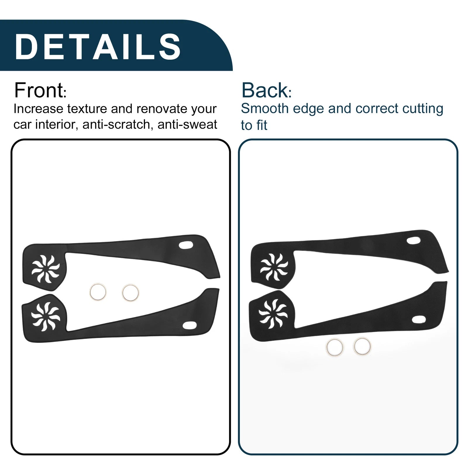 Set of 1 Car Door Anti Kick Pad Sticker Protector for Volkswagen Beetle (2012–2015)
