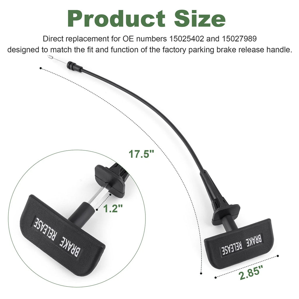 Parking Brake Release Handle for Chevrolet S10 (1995–2004) 15025402 15027989