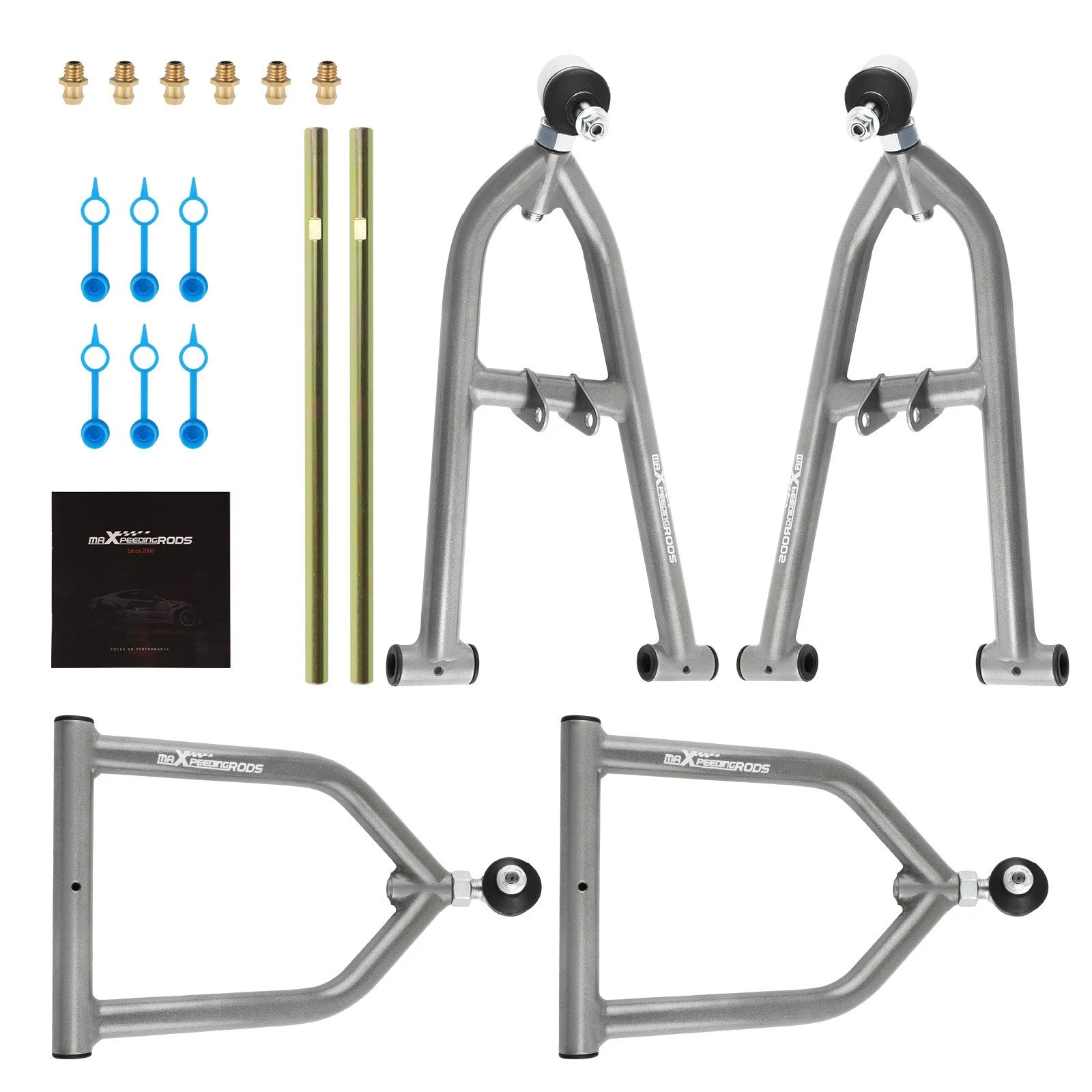 Adjustable Front Upper Lower A-Arms for 1990-2005 2006 Yamaha Banshee 350 YFZ350