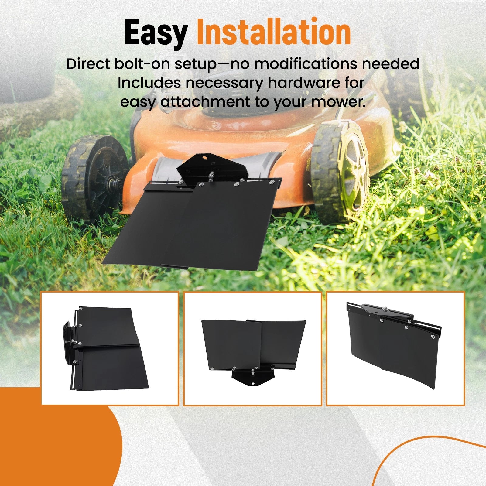 Lawn Striping Kit for Zero Turn Mower Tractor Hitch Mount (Black Steel)