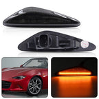 Smoke / 2x / Dynamic LED Side Indicator Light for Mazda MX-5 / Fiat 124 Spider