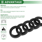 Set of 5 Oil Seal Ring NBR Rubber 20x28x4.5mm for Automotive Applications