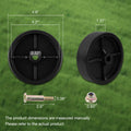 2X Rear Deck Wheel & Hardware Kit for MTD Toro Cub Cadet (112-0337, 41434, 734-0973)