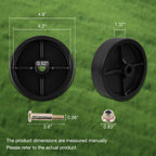 2X Rear Deck Wheel & Hardware Kit for MTD Toro Cub Cadet (112-0337, 41434, 734-0973)