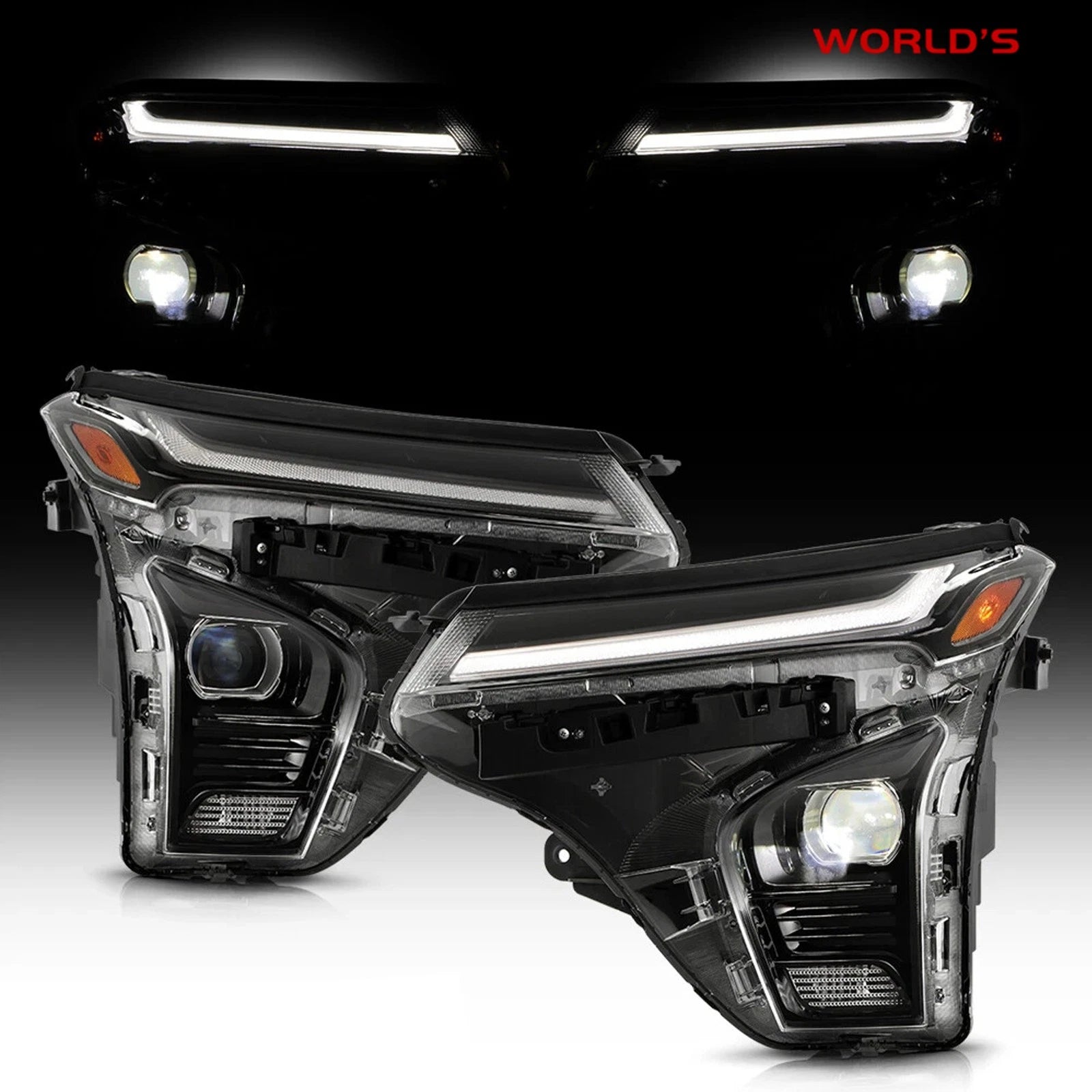 Set of 2 LED Projector Headlights for Chevy Trax (2024–2025)