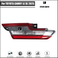 Rear Tail Light for Toyota Camry (2025) Left Inner Side Clear Lens