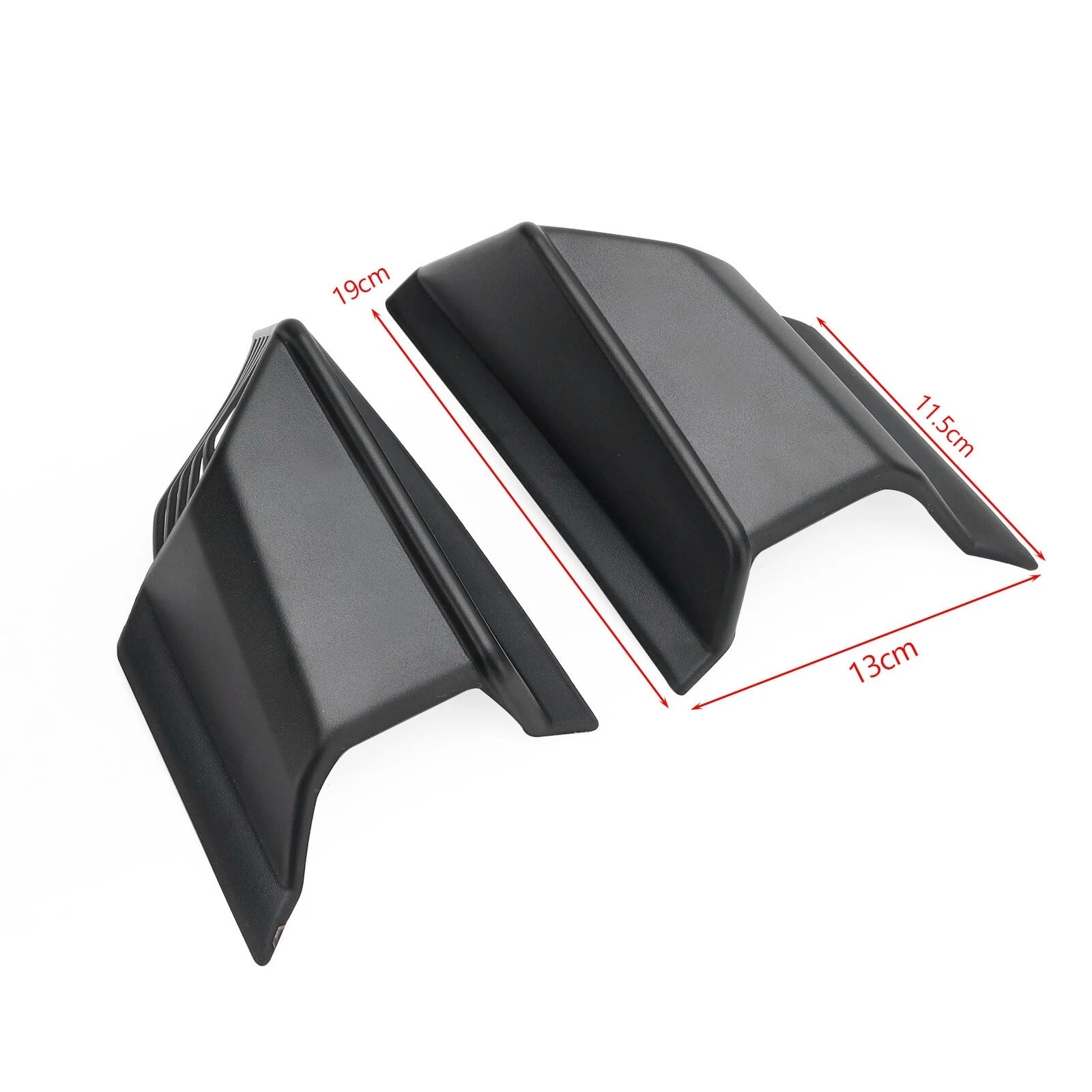 Body Winglet Side Deflector Air Wing Spoiler for Honda ADV-150 (2019–2022) Black T9