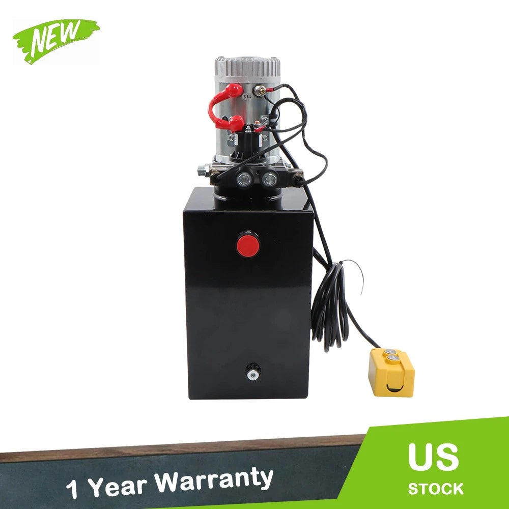 15 Quart Hydraulic Pump for Dump Trailer (DC 12V)