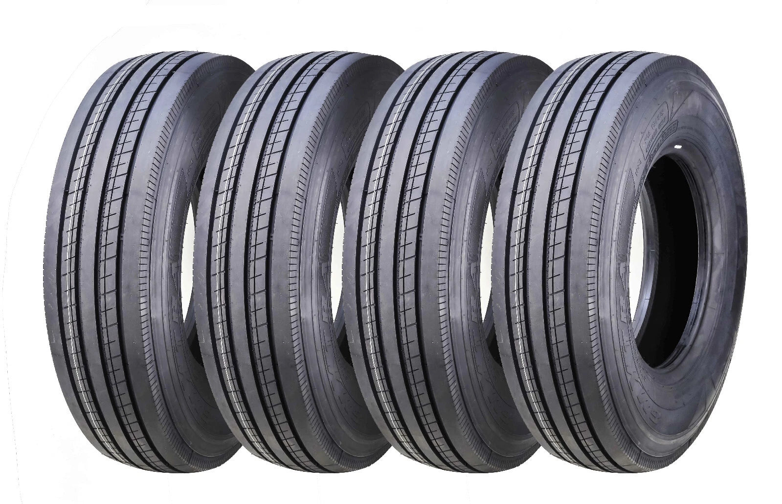 Set of 4 GREMAX ST235/80R16 Radial Trailer Tires 16-ply LR H 130/126M