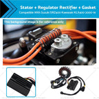 Stator + Regulator Rectifier + Gasket for Suzuki DRZ400, Kawasaki KLX400 (2000–2009)