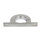 Steering Column Keyed Mount for Universal (2" Hole, Brushed Aluminum)