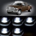 5X Cab Roof Marker Running Light with 6-5730 White LED Bulb for Ford F-250-750