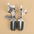Passenger Foot Pegs w/ Mount Bracket for Harley Sportster 883 1200 (2014–2022)