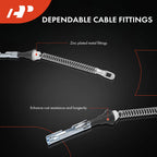 2X Rear Parking Brake Cables for Chevy Sonic (2012-2014, 2017-2020)