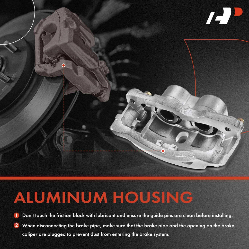 Front Brake Rotor & Pads & Caliper for Chevy Silverado