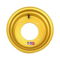 Set of 2 DWT Gold 11x6 Front & 9x8 Rear Rims for Honda ATC 250R 350X 200X
