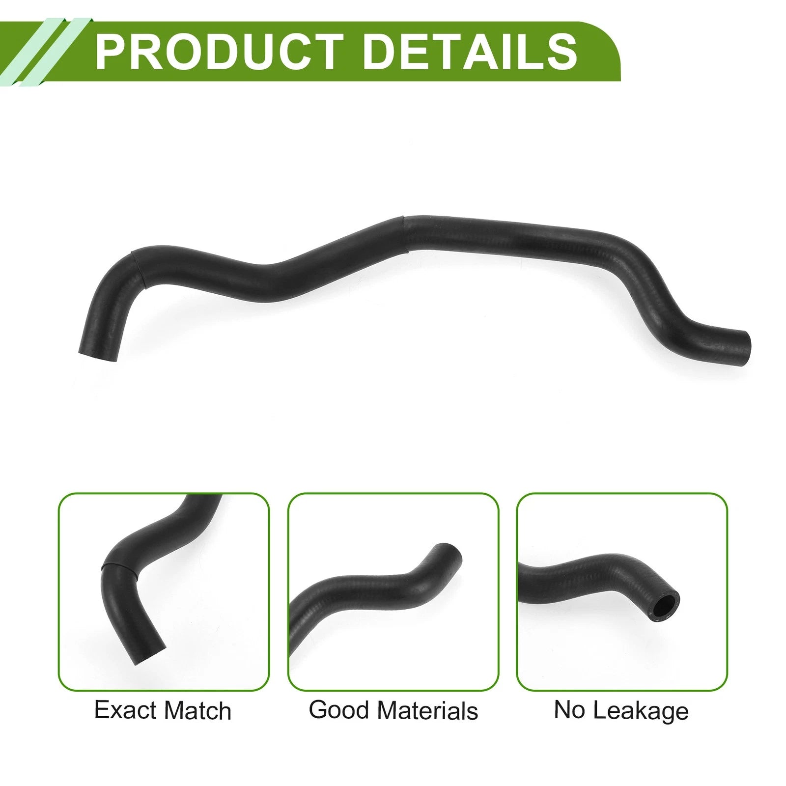 HVAC Heater Hose for Toyota Camry Solara 2.4L (2002–2006) No. 8724533450 Rubber