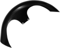 Shank Front Fender Kit for Raked Frames - Black Steel - 26"